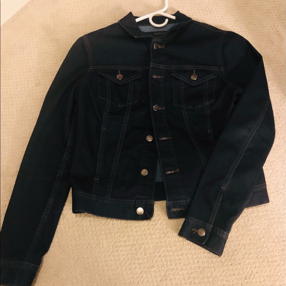 Calvin Klein dark blue Jean jacket